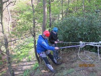 Abseiling photo