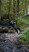 Rope & Ladder Climb / Crate Climbing / Wobbly Pole / Tyrolean photo