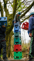 Rope & Ladder Climb / Crate Climbing / Wobbly Pole / Tyrolean photo