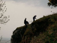 Abseiling photo